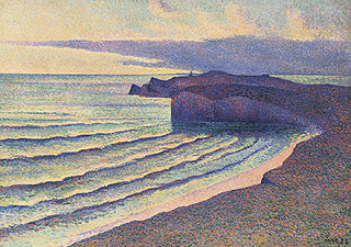 Maximilien Luce, Seashore, Toulinguet Point (Bord de mer, la pointe de Toulinguet)