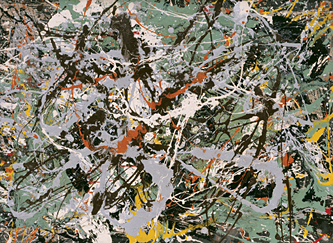 Jackson Pollock - Green Silver